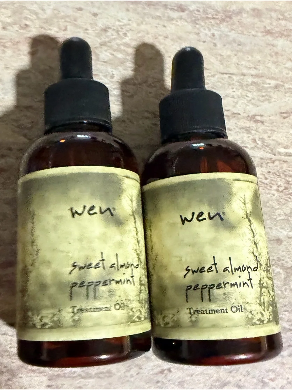 Wen Sweet Almond Peppermint Treatment Oil — (2 Bottles)